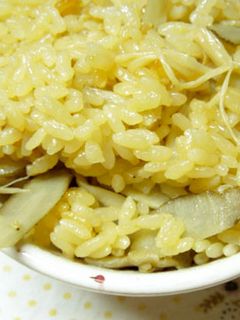 きのことごぼうの炊き込みごはん-レシピのメイン写真