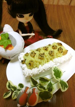 超簡単!!芋ンブランショートケーキ-レシピのメイン写真