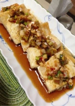 油淋鶏風！絶品ダレでヘルシー豆腐ステーキ-レシピのメイン写真