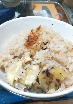 お鍋炊く栗ご飯～醤油編～-レシピのメイン写真