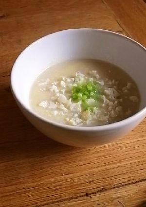 カリフラワーのカリカリ豆乳ポタージュ-レシピのメイン写真
