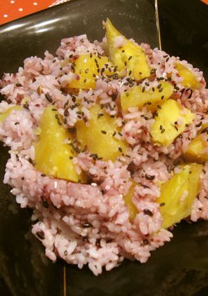 雑穀入りさつま芋ご飯-レシピのメイン写真