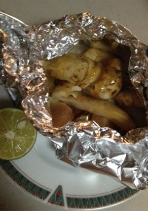 松茸のホイル焼き♬-レシピのメイン写真