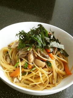 きのこと野菜の和風パスタ-レシピのメイン写真