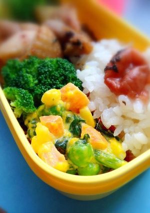 超簡単！冷凍食品だけで作るカボチャサラダ-レシピのメイン写真