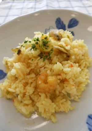 炊飯器 de シーフードカレーピラフ-レシピのメイン写真