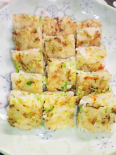 しらすとたまごのチーズ焼き♪手づかみに☆-レシピのメイン写真