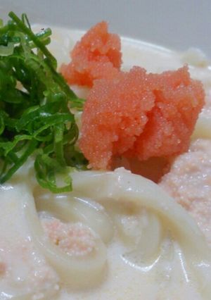 明太クリームうどん-レシピのメイン写真