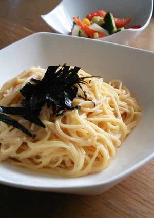 おいしー!評判のたらこパスタ！簡単です！-レシピのメイン写真