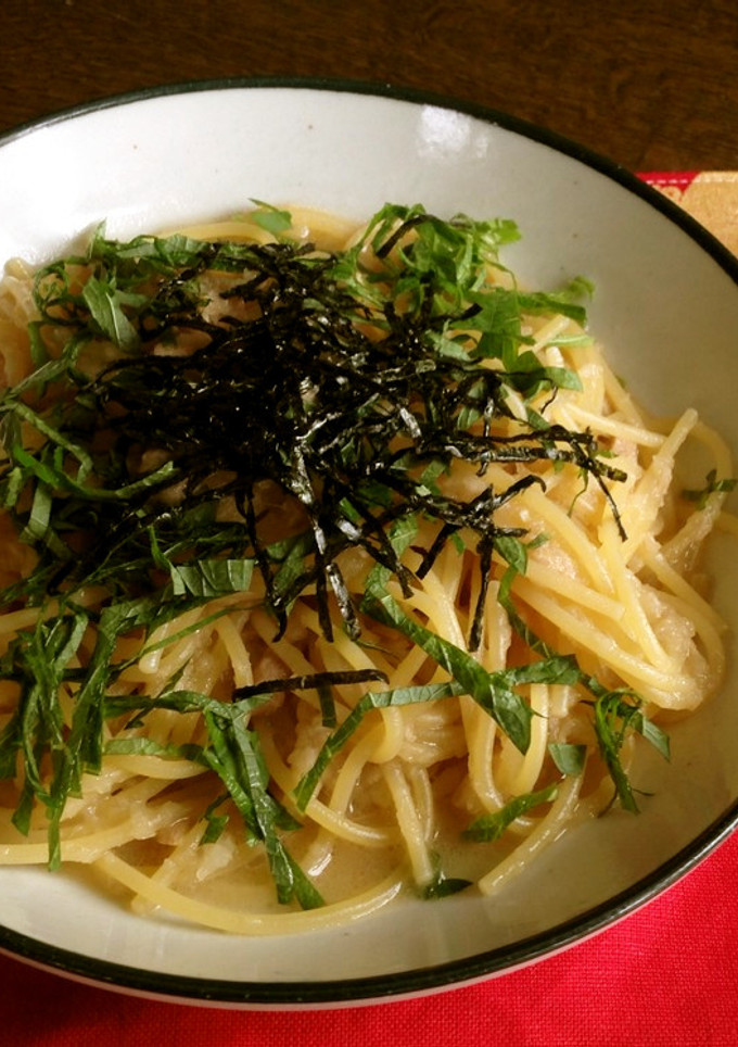 ツナみぞれパスタ！和風！-レシピのメイン写真