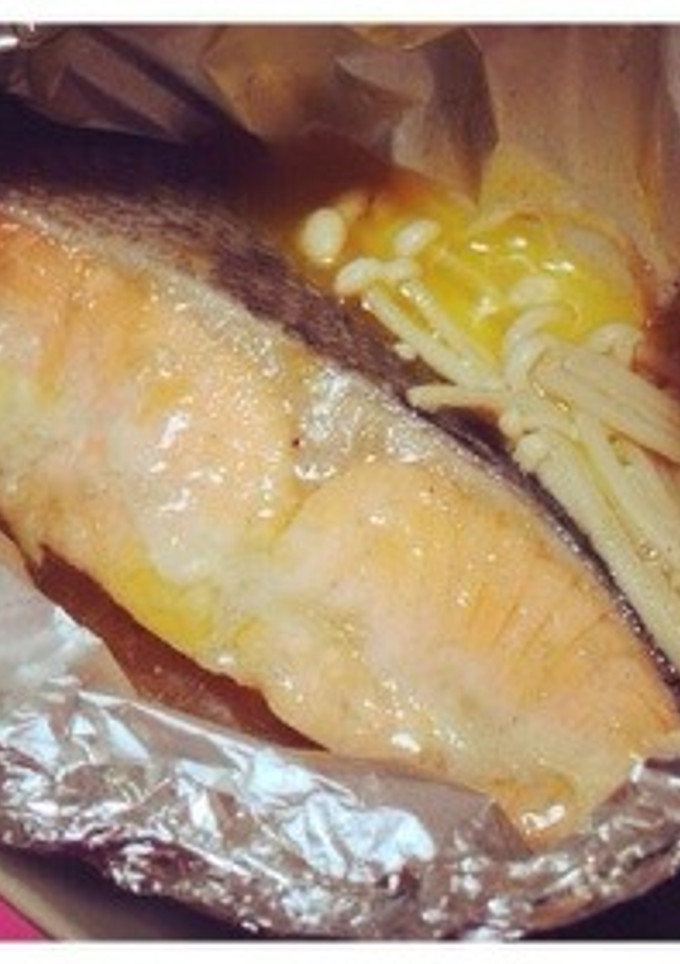 鮭とエノキのホイル焼き♪*°-レシピのメイン写真