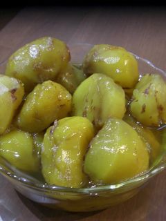 旬の栗で「栗の甘露煮」-レシピのメイン写真