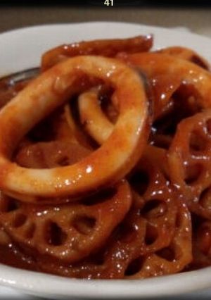 いかとレンコンのコチュジャン煮-レシピのメイン写真