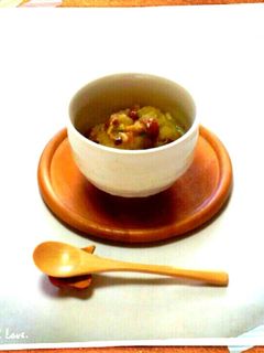 甘辛なめこと大根葉のおろし和え-レシピのメイン写真