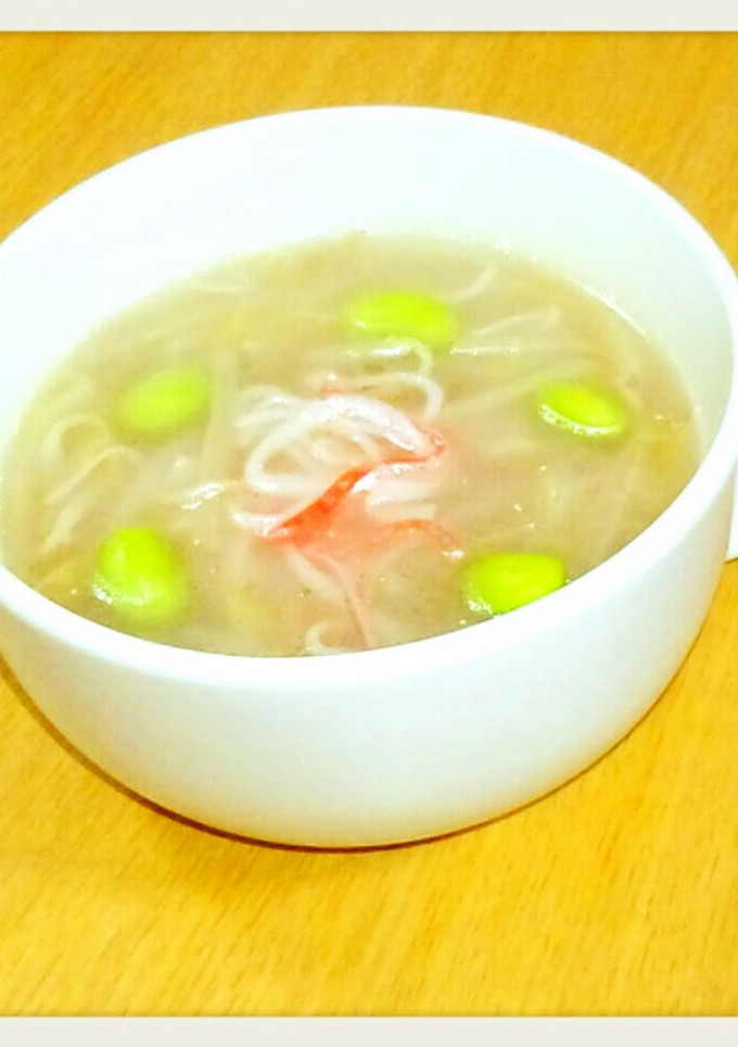 枝豆ともやしのスープ-レシピのメイン写真