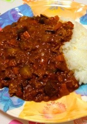 夏野菜キーマカレー-レシピのメイン写真