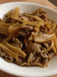 水煮メンマと豚肉のピリ辛炒め煮-レシピのメイン写真
