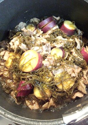 サツマイモと刻み昆布の煮物-レシピのメイン写真