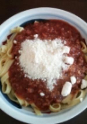 ミートソーススパゲッティ-レシピのメイン写真