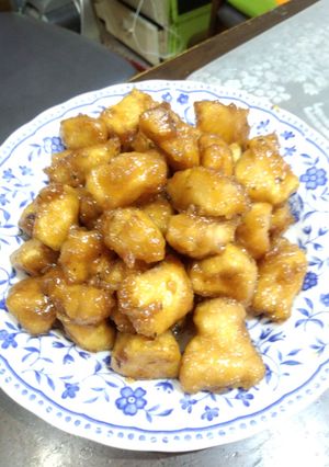 鶏から☆梅肉ソース和え-レシピのメイン写真