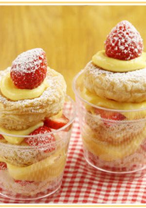 *カップ　ＤＥ　さくさく ミルフィーユ*-レシピのメイン写真