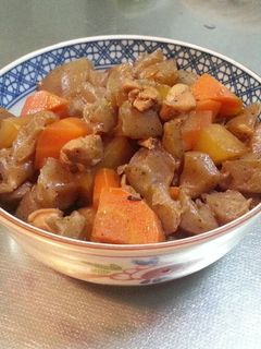 こんにゃくの煮物-レシピのメイン写真