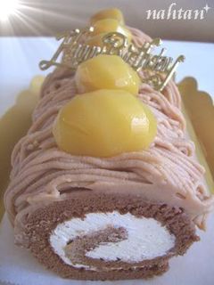 *モンブランロール*-レシピのメイン写真