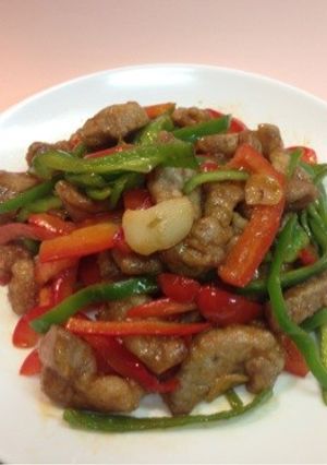 豚肉とパプリカのオイスターソース焼き-レシピのメイン写真