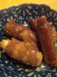 長ネギの豚肉ロール焼き-レシピのメイン写真