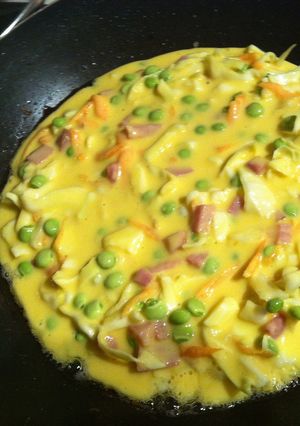 ピジョンピーお好み焼き-レシピのメイン写真
