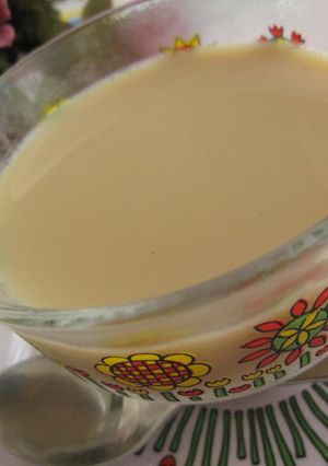 卵無しほうじ茶プリン★余った緑茶の葉で-レシピのメイン写真