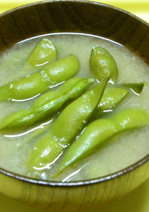 枝豆のみそ汁-レシピのメイン写真