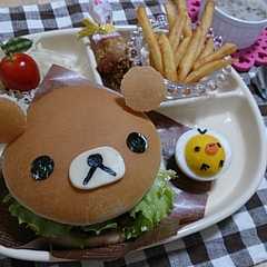 リラックマバーガー♪-レシピのメイン写真