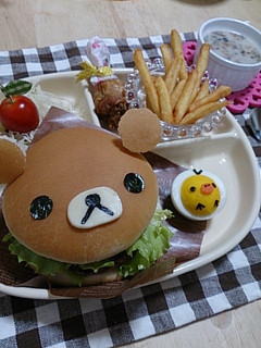 リラックマバーガー♪-レシピのメイン写真