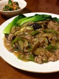 豚ひき肉と茄子の中華炒め-レシピのメイン写真