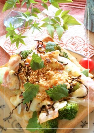 さっぱりレモン★ベーコン×ブロ和トースト-レシピのメイン写真