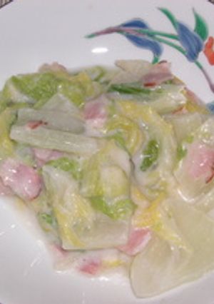 白菜のｸﾘｰﾑ煮-レシピのメイン写真