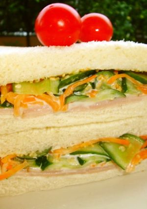 ＊プチプチ胡麻入りサンドイッチ＊-レシピのメイン写真