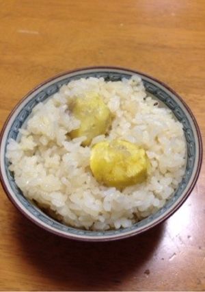栗おこわ-レシピのメイン写真
