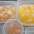 桃のゼリー&カルピス入り桃ゼリー