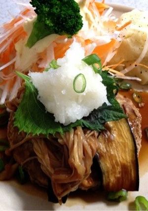 れんこん入り豆腐ハンバーグ-レシピのメイン写真