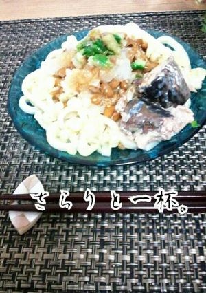 疲れた身体に✿さらりと鯖うどん✿-レシピのメイン写真