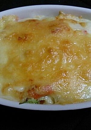 さつまいもとキャベツのグラタン風-レシピのメイン写真