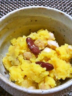 南瓜サラダnoシャキシャキらっきょう入り-レシピのメイン写真