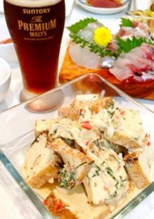 厚揚げマヨチリソース和え-レシピのメイン写真