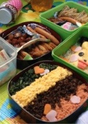 2013運動会お弁当 ピカチュウ記録-レシピのメイン写真