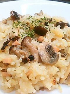 きのこと牛乳の炊き込みご飯☆ミルクピラフ-レシピのメイン写真