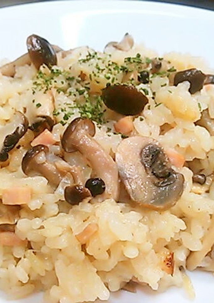 きのこと牛乳の炊き込みご飯☆ミルクピラフ-レシピのメイン写真