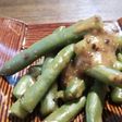 子供が大好き☆いんげんのごま味噌炒め
