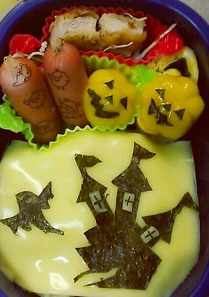 キャラ弁～ハロウィン♪-レシピのメイン写真